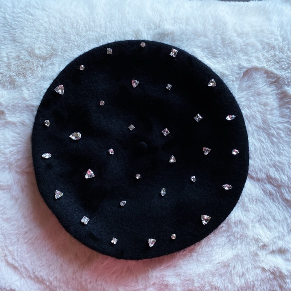 NEW Zara Embellished Beret - Picture 3 of 3